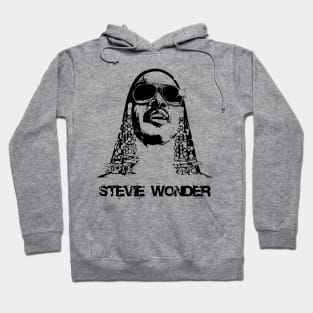 Stevie Wonder-Pencil Art Hoodie